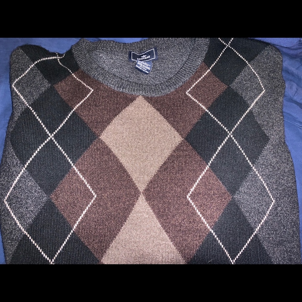 4 argyle sweaters